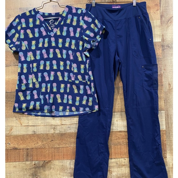 healing hands Pants - Healing Hands Purple Label Yoga & Maevn Scrub Set Bundle Size Medium Tall